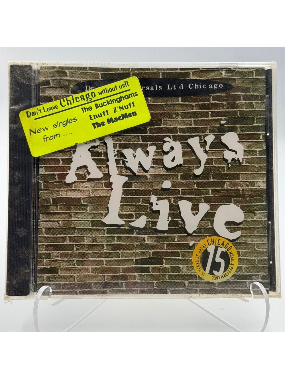 Various Artists – Always Live CD 1996 Chicago Rock Compilation Dress Rehearsals